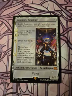 MTG Summon: Bahamut #0001 Final Fantasy NM - Image 1