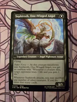 MTG Sephiroth Fabled SOLDIER #0115 Final Fantasy NM - Image 2