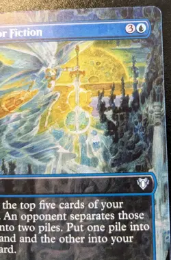 Fact Or Fiction (Borderless) 0631 Uncommon Commander Masters Magic The Gathering - Image 3