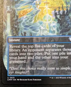 Fact Or Fiction (Borderless) 0631 Uncommon Commander Masters Magic The Gathering - Image 4