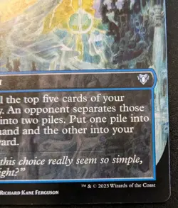 Fact Or Fiction (Borderless) 0631 Uncommon Commander Masters Magic The Gathering - Image 5