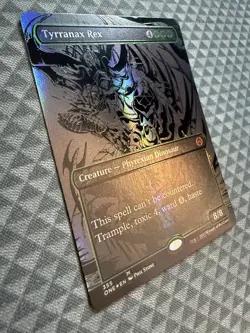 MTG Tyrranax Rex #355 Oil Slick Raised Foil Mythic Phyrexia: AWBO (ONE) - Image 3