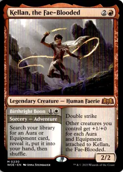 Kellan, the Fae-Blooded M Wilds of Eldraine 230 NM - Image 1