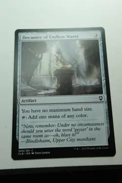 MTG Decanter of Endless Water x1- -Commander Legends: Battle for Baldur's Gate-L - Image 1