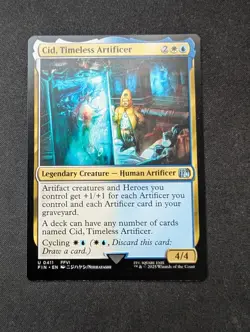 Cid Timeless Artificer 411 MTG Final Fantasy 2025 Uncommon Non Foil🔥📦🃏 - Image 1