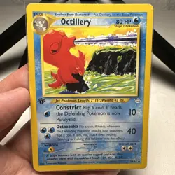 Octillery 34/64, 1st Edition, Neo Revelation, Pokemon Card TCG WOTC - Image 1