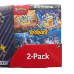 Pokemon TCG Surging Sparks ETB + Booster Bundle Costco 2-pack Factory Sealed New - Image 3