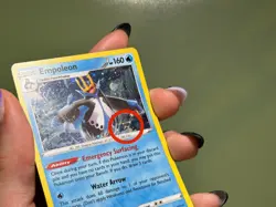 1 Swirl 🌀 Cosmo Holo Pokemon Empoleon 037/172 Sword & Shield Lightly Played LP - Image 1
