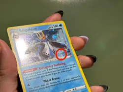 1 Swirl 🌀 Cosmo Holo Pokemon Empoleon 037/172 Sword & Shield Lightly Played LP - Image 2