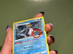 1 Swirl 🌀 Cosmo Holo Pokemon Empoleon 037/172 Sword & Shield Lightly Played LP - Image 3