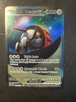 2023 Pokemon Scarlet & Violet Iron Treads EX Illustration 248 /198 Full Art Holo - Image 1