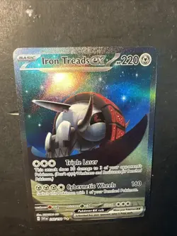 2023 Pokemon Scarlet & Violet Iron Treads EX Illustration 248 /198 Full Art Holo - Image 5