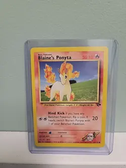 Pokemon TCG Blaine's Ponyta Gym Challenge 64/132 Unlimited Near MINT - Image 1