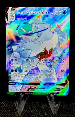 Pokemon TCG Sword & Shield Astral Radiance Ice Rider Calyrex VMAX #TG15/TG30 - Image 1