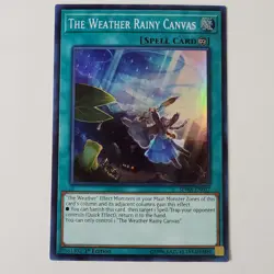 The Weather Rainy Canvas - SPWA-EN037 - NM/VLP - Super Rare - 1st ed - Yugioh - Image 1