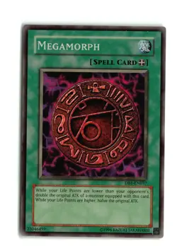 MEGAMORPH DB1-EN037 SUPER RARE YUGIOH TCG NM-LP - Image 1