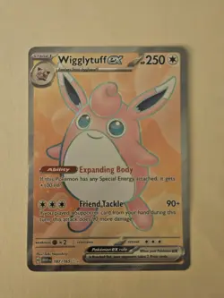Pokemon TCG Wigglytuff EX 187/165 S&V 151 Ultra Rare Holo Card - Image 1