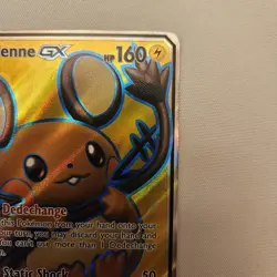 Dedenne GX 195/214 Unbroken Bonds Full Art Ultra Rare Holo Pokemon Card NM - Image 3