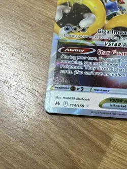 Regigigas VSTAR 114/159 Crown Zenith Ultra Rare Holo Pokemon Card NM - Image 5
