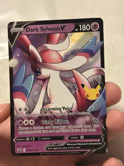 Dark Sylveon V SWSH134 NM Pokemon Tcg Card Sword & Shield Promo Cards Holo - Image 3