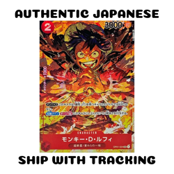 ONE PIECE TCG CARD GAME JAPANESE AUTHENTIC OP01-024 Luffy Alt Art Parallel SR - Image 1