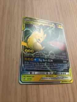Pikachu & Zekrom GX 33/181 Sm-Team Up Holo Card NM Condition - Image 3