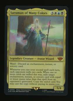Saruman of Many Colors - Foil - MTG Game Day & Store Championship Promos -RareCo - Image 1