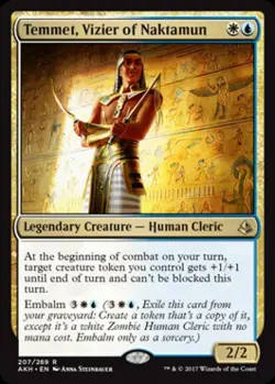 Temmet, Vizier of Naktamun -Foil Near Mint MTG Amonkhet - Image 1