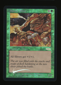 Muscle Sliver - Foil - MTG Friday Night Magic 2003 - RareCo - Image 1