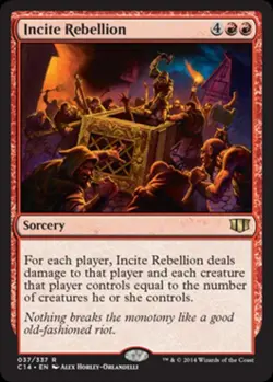 Incite Rebellion - Light Play MTG Commander 2014 Edition - Image 1