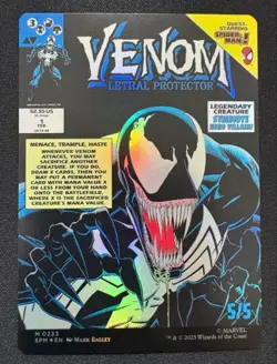 [FOIL] Eddie Brock Borderless Mythic Rare MTG Marvel Spider-Man Duty Free F/S JP - Image 1