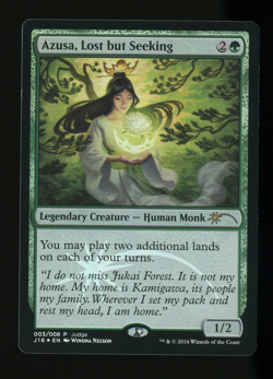 Azusa, Lost but Seeking - Foil - MTG Judge Promo - RareCo - Image 1