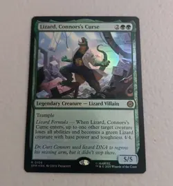 Lizard, Connors's Curse - Marvel's Spider-man Foil MTG NM - Image 1
