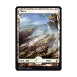 WOTC MTG Battle for Zendikar Plains #251 (Expanded Border) (C) (Foil) NM - Image 1