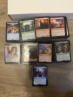 MTG collection lot 500+ C/UC/L/Rare (Final Fantasy, EOE, Spiderman, Some Foils - Image 1