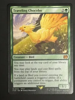 NM Traveling Chocobo - MTG: Final Fantasy - Non Foil - Image 1
