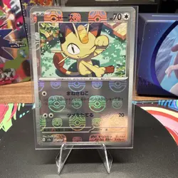 Pokemon Japanese 151 SV2a Master Ball Meowth 052/165 - NM - US Seller - Image 1