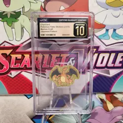 CGC 10 Pristine Charizard Pokemon Flake Stickers 2025 Marimo Craft - SHIPS FAST - Image 1
