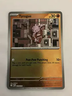 Tyrogue (Reverse Holo) 071 /132 - Mega Evolution - Pokemon - NM/M - Image 1