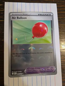 Air Balloon Poke ball Holo 079/086 Black Bolt Uncommon Pokemon TCG - Image 1