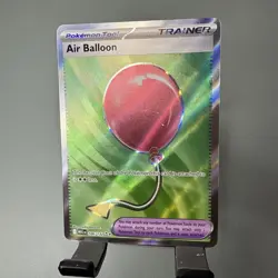 Pokemon Air Balloon 166/132 Mega Evolution Holo Pack Fresh - Image 2
