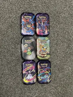 🔥Pokemon TCG Mini Tins ( Mixed ) New Sealed * Lot Of 6 * 🔥 - Image 3