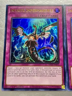 3x Infinite Impermanence | RA01/MAMA | Ultra Rares | 1st Edition | NM | YuGiOh! - Image 3