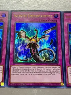 3x Infinite Impermanence | RA01/MAMA | Ultra Rares | 1st Edition | NM | YuGiOh! - Image 5
