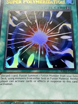 3x Super Polymerization | RA03-EN053 | Ultra Rares | NM | 1st Ed | YuGiOh! - Image 4