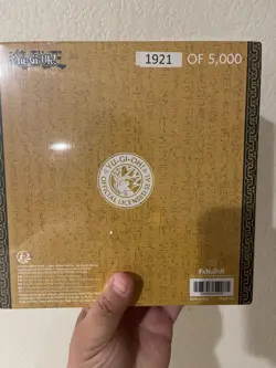 Yugioh Exodia The Forbidden One Limited Edition 24k Gold-Plated Set New Sealed - Image 2