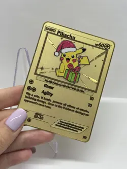 Pikachu HP60 Metal Pokemon Card-Collectible Gift Display. - Image 3