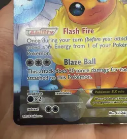 Flareon EX ~ Generations RC28/RC32 ~ Full Art Pokemon Card ~ Played - Image 4