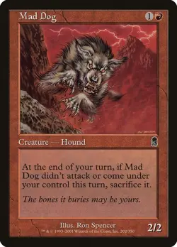 Mad Dog #202 - MTG Sleeved Single Card - Image 1