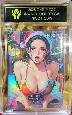 NICO ROBIN One Piece Anime Waifu Goddess CUSTOM CARD NM - Image 2